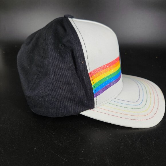 Snoopy Woodstock Snapback Baseball Trucker Hat Rainbow Adjustable Embroidered - Picture 5 of 10